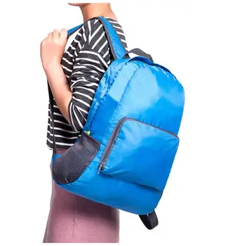 1 шт., водонепроницаемый легкий рюкзак для путешествий, большая вместительная складная сумка унисекс на молнии