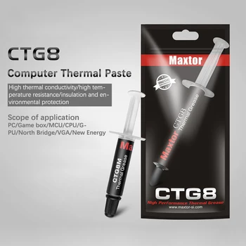 12,8 Вт/mk Maxtor CTG8 мини термопаста GPU Компьютерный радиатор Процессор Процессор Силиконовая смазка термопаста