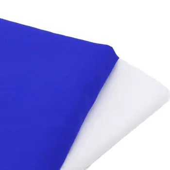 CMCYILING Бело-Синяя Хлопчатобумажная ткань Для Пошива Платьев Поплиновая ткань 1 шт 50 см x 150 см