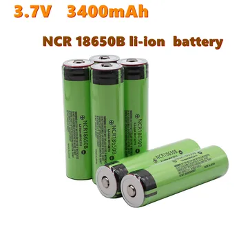 Ncr18650b Batterie 3,7 v 3400mah 18650 Lithium-akku Für Panasonic Taschenlampe Batterie + Wies Bateria