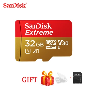 SanDisk 1 ТБ Бесплатная Доставка Extreme Micro SD U3 A2 Карта памяти 32 ГБ 64 ГБ 128 ГБ 256 ГБ TF 512 ГБ для Камеры Дрона Cartao De Memoria