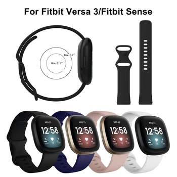 Красочный браслет-ремешок для смарт-часов Fitbit Versa 3, ремешок для смарт-часов Fitbit Sense Versa3, спортивные мягкие силиконовые ремешки