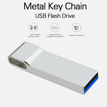 Металлическая флешка USB USB-накопитель PenDrive Высокоскоростная флешка 32 ГБ 64 ГБ 128 ГБ USB-накопители для телевизора компьютера
