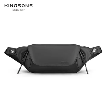 Нагрудные крутые сумки Kingons Bag, мужские замечательные водонепроницаемые мужские сумки, нагрудные подарки в стиле хип-хоп 2022, нагрудные сумки для парней осень/зима,