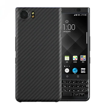 Настоящее арамидное волокно Подходит для мобильного телефона Blackberry Keyone, защитный ультратонкий чехол из углеродного волокна против падения