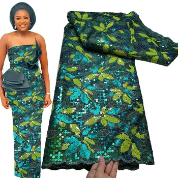 Новейшая французская тюлевая кружевная ткань Bestway 2023, Высококачественное нигерийское вечернее платье, Африканская кружевная ткань