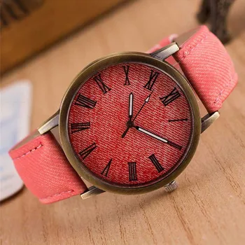 Однотонные простые наручные часы, легко читаемые и долговечные наручные часы для покупок или встреч с друзьями