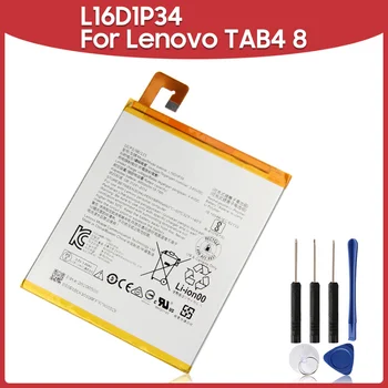 Оригинальный Сменный Аккумулятор 4850mAh L16D1P34 Для Lenovo TAB4 8 TB-8504N/F Tablet PC TAB4 8 Plus Batteries