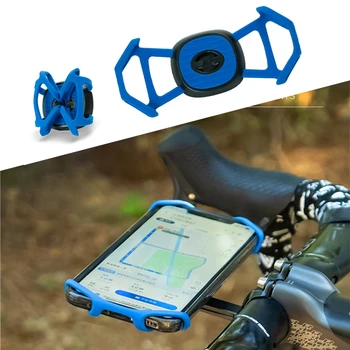 Портативный велосипедный держатель для мобильного телефона Складной велосипедный держатель для телефона Поддержка мотоциклетных телефонов для iPhone Samsung Xiaomi