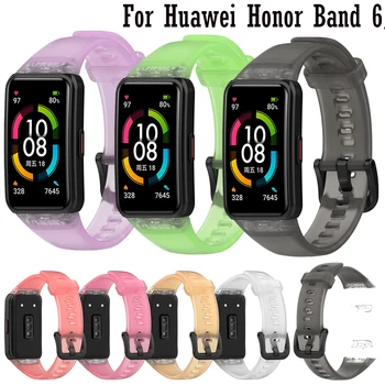 Ремешок для наручных часов HeroIand Для Huawei Honor Band 6 Смарт-браслет Для Huawei Band 6 Спортивный Браслет Замена ремешка для часов Ремень