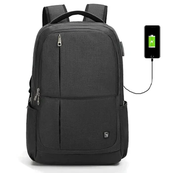 17-дюймовый Рюкзак для ноутбука с USB-зарядкой, Мужские рюкзаки, Бизнес-рюкзак Большой емкости, Сумка для книг для женщин, Подростковая Дорожная сумка
