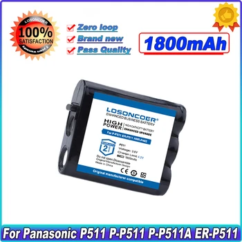 1800 мАч Батарея для Panasonic P-P511A ER-P511 P511 P-P511 PP511 HHR-P105 HHR-P402 GE-TL26400 TEL0008 TG2239 KX-TG2267 KX-TG2257