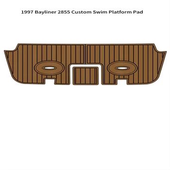 1997 Bayliner 2855 Изготовленная на Заказ Платформа Для Плавания Лодка EVA Foam Палуба Из Тикового дерева Коврик для пола