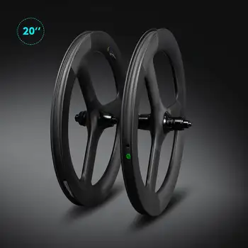 20-дюймовая карбоновая колесная пара для складного велосипеда, 20-дюймовое дисковое тормозное колесо 406 с маховиком XDR, гарантия 2 года