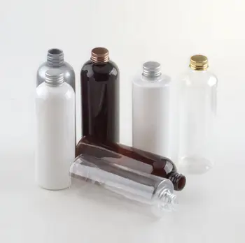 250 МЛ 300 мл Пластиковая ПЭТ бутылка серебристо-золотая крышка лосьон/эмульсия/тональный крем/сыворотка/шампунь эссенция для ухода за кожей косметическая упаковка