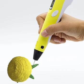 3D ручка для детей 3D ручка для рисования с ЖКэкраном с нитью PLA 1,75 мм Игрушки для детей на Рождество, День Рождения, подарок своими руками