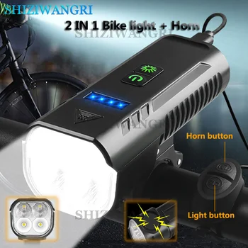 4 * T6 Светодиодный Велосипедный фонарь Передний USB Перезаряжаемый MTB Дорожный Горный Велосипедный фонарь 8 Режимов 2000LM Велосипедная фара Велосипедный фонарик