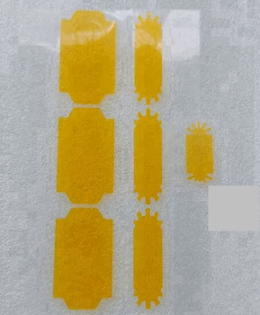 5 комплектов/10 комплектов Сменных Желтых пленочных наклеек для картриджа 7D Hifu/наклейка для картриджа 7D Hifu