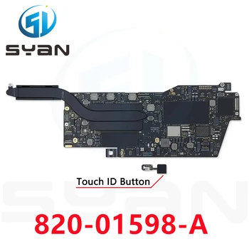820-01598-A SYan Полностью Протестированная материнская плата A2159 для MacBook Pro 13 2019 1,4 ГГц i5-8257U 8 ГБ, 128 ГБ ЛОГИЧЕСКАЯ ПЛАТА с сенсорным идентификатором