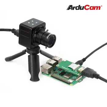 Arducam Полный комплект высококачественных камер для Raspberry Pi, модуль камеры IMX477 12,3 Мп 1/2,3 дюйма с 6 мм объективом CS-Mount, Met