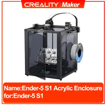 CREALITY Новое Поступление Ender-5 S1 Акриловый Корпус Комплект Для Обновления Деталей 3D Принтера Полупрозрачный Черный Пылезащитный Шумоподавляющий Корпус