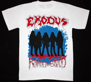 Exodus Bonded By Blood 85 Трэш-группа Белая футболка всех размеров Ac676