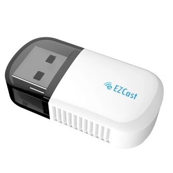 EZCast USB Bluetooth-совместимый адаптер Беспроводной передатчик Приемник 5G Двухдиапазонная сетевая карта для компьютера WIFI адаптер