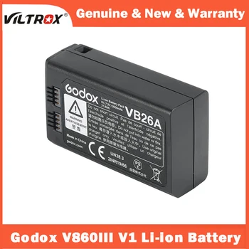 Godox VB26A V860III V1 Литий-ионный Аккумулятор постоянного тока 7,2 В 3000 мАч 21,6 Втч для Godox V1S V1N V1C V1F V1O V1 V860III V850III
