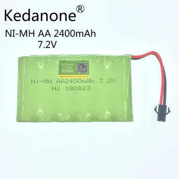 Kedanone 2400 мАч 7,2 В аккумуляторная батарея nimh 7,2 В/aa nimh аккумулятор ni-mh 7,2 В для электрической игрушки с дистанционным управлением