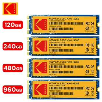 Kodak SSD 240 ГБ 480 ГБ 960 ГБ Твердотельный накопитель X300 M.2 SSD M2 2280 Внутренний жесткий диск HDD для Настольного Ноутбука Lenovo Acer Xiaomi