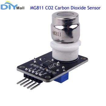 MG811 Модуль датчика углекислого газа CO2 с аналоговым уровнем TTL сигнала на выходе с температурной компенсацией