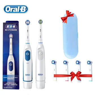 Oral B Электрическая звуковая зубная щетка для взрослых Pro-Health Dental Precision Clean Мягкая щетка для Пополнения Вращающейся батарейки Зубная щетка DB4010/4510