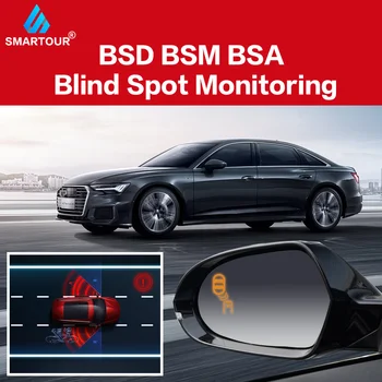 Smartour Автомобильный BSM BSD Радар Мониторинг Слепых зон Датчик Обнаружения Заднего Хода Параллельная Линия Помощи Для Audi A4L A6L A4 A5 A6 S3-S6