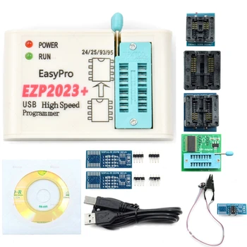 USB Высокоскоростной EZP2023 SPI программатор Поддержка 25 FLASH SPI 24 25 93 95 EEPROM + 5-12 Адаптеров SPI FLASH Программирование B36A
