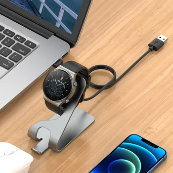 USB-зарядка из алюминиевого сплава для Huawei Watch 3/Pro, держатель док-станции для Huawei GT 2 PRO, магнитная подставка для зарядного устройства, зарядное устройство для смарт-часов