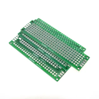 WAVGAT Дропшиппинг 4ШТ 5x7 4x6 3x7 2x8 см двухсторонний медный прототип печатной платы Универсальная плата из стекловолокна для Arduino