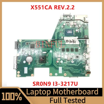 X551CA REV.2.2 Материнская плата для ноутбука Asus Материнская плата с процессором SR0N9 I3-3217U SLJ8E 4 ГБ 100% Полностью протестирована, работает хорошо