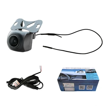 Автомобильная камера заднего вида Беспроводной WIFI 170 ° Угол обзора Камера с функцией ночного видения