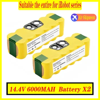 Аккумулятор для пылесоса 6000 мАч 14,4 В для iRobot Roomba 500 600 700 800 785 530 560 650 630 14.4 Сменные батарейки V