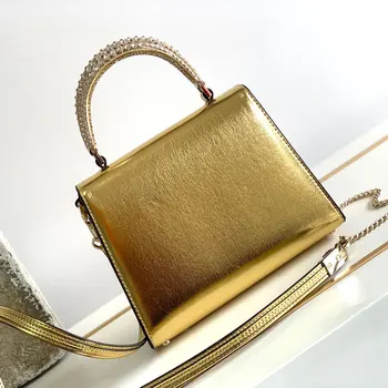 Высококачественная сумка-мессенджер, женская портативная сумка с украшением в виде кристаллов, модная женская сумочка, вечерние сумки через плечо