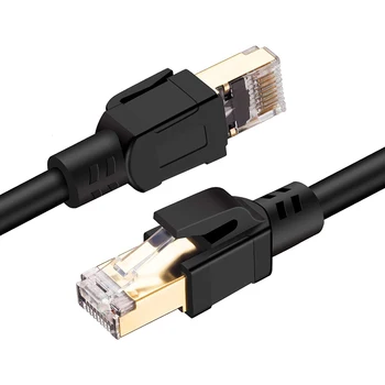 Высокоскоростной кабель локальной сети Гибкий кабель Ethernet Кабель Cat8 Сетевой кабель 40 Гбит/с Восемь типов сетей