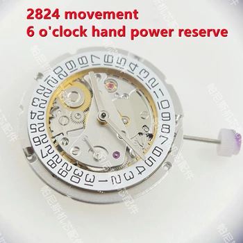 Детали часовщика механизм Dandong 2824 стрелка на 6 часов запас хода 2824-2 автоматическое оборудование