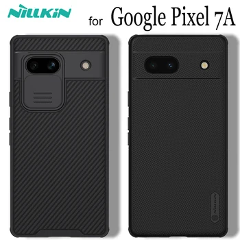 для Google Pixel 7A Чехол Nillkin Slide Защита камеры Объектив Защита Матового Экрана Жесткий ПК Супертонкий Чехол для Google Pixel7A
