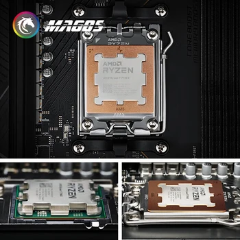 Защита процессора AM5, броня, силикон с защитой от переполнения, улучшенное рассеивание тепла для 7600X 7700X 7900X 7950X