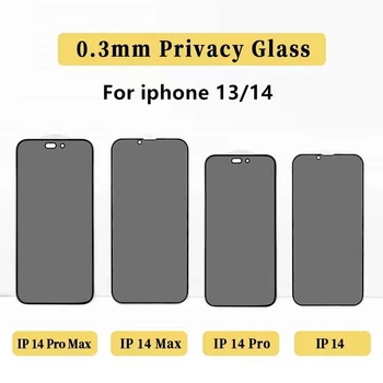 Защитная пленка для экрана Privacy Glass с антибликовым покрытием для iPhone 14 Plus 12 Pro Из закаленного стекла Для iPhone 11 XS MAX XR 13 mini Private Film