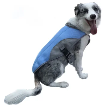 Летний охлаждающий жилет для собак, Светоотражающая Шлейка для собак, крутая куртка для предотвращения теплового удара, одежда для домашних животных, рубашка с защитой от ультрафиолета Подходит большинству собак