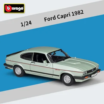Литая под давлением Модель автомобиля Ford 1982 года в масштабе 1: 24, имитация сплава, украшения из классической коллекции для взрослых, Популярный игрушечный автомобиль, Цветная коробка, Горячая
