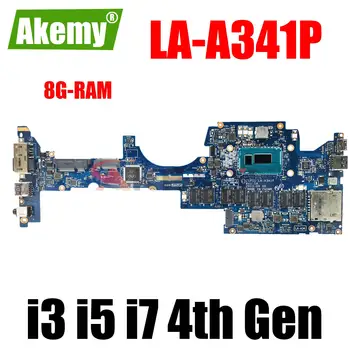 Материнская плата LA-A341P для ноутбука Lenovo Thinkpad YOGA S1 YOGA S1 12 с процессором I3/i5/I7 4-го поколения.8G RAM 100% тестовая работа