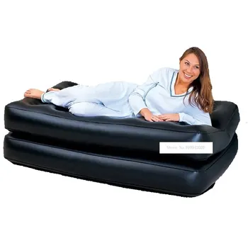 Многофункциональный Надувной диван-кровать для 2 человек, Портативный Надувной Диван-кровать Для дома, Складной Ленивый Диван для взрослых С бытовым электрическим насосом
