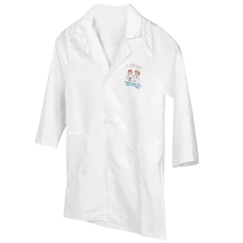 Моющийся детский лабораторный халат, износостойкая одежда для ученых, многоразовый прекрасный праздничный костюм, декоративный